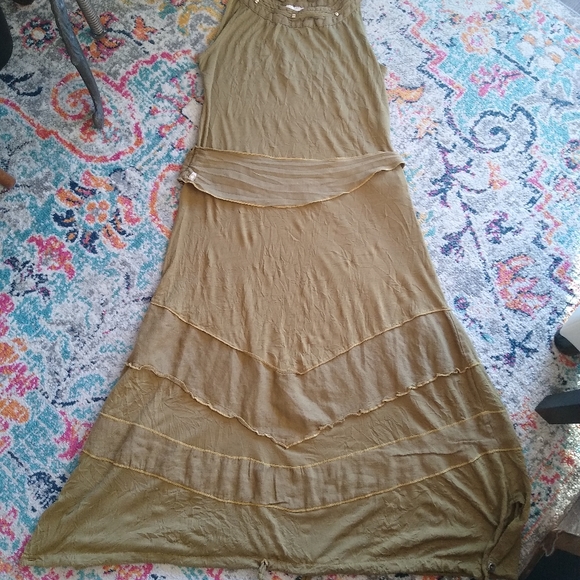 CATY LESCA PARIS linen blend bohemian dress - Picture 9 of 17